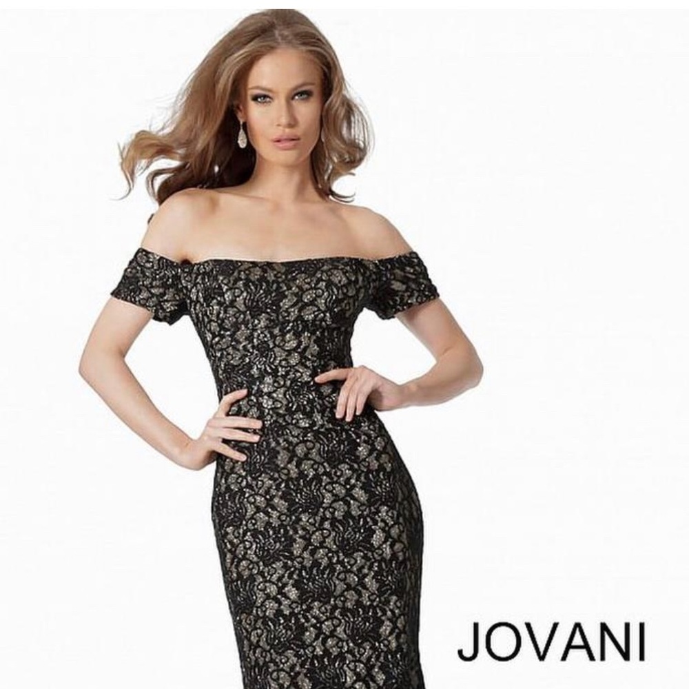 NWT black lace dress